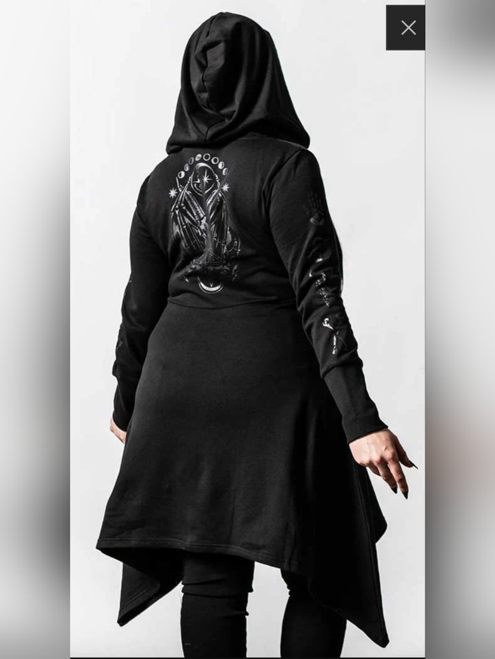 Killstar Curses Long Hoodie, VGUC, Size S